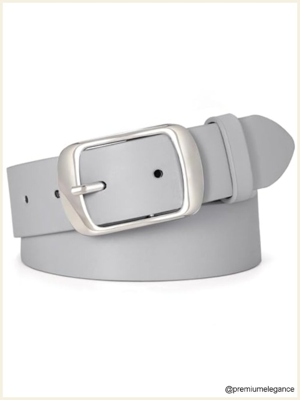 Faux Leather Women's Belt for Jeans & Pants, Pin Buckle, Dress or Casual